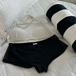 Blush Black & Cream Bikini Set